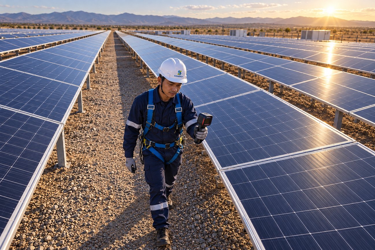 Engineer Sonergy di area proyek